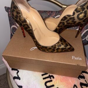 Christian Louboutin Leopard Pattern Heels